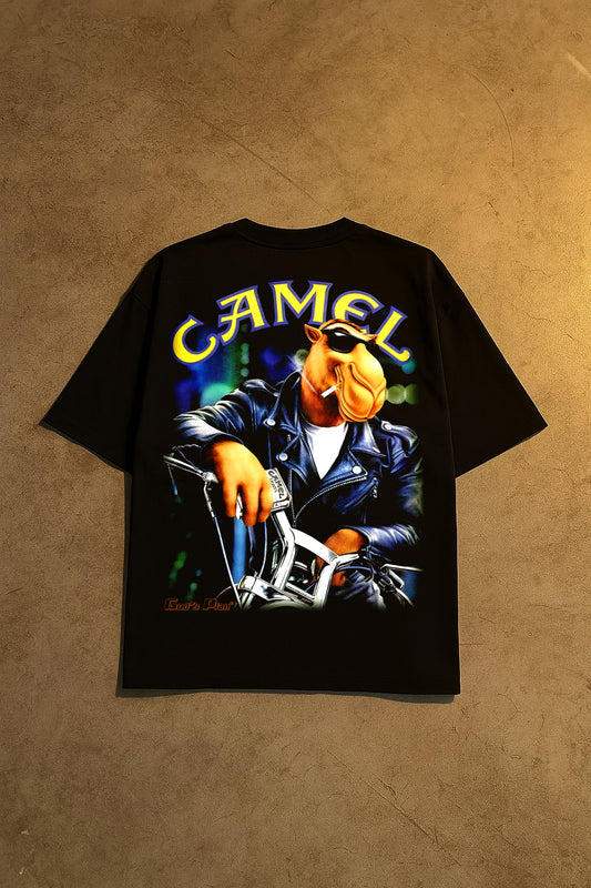 CAMMEL OVERSIZE TEE FOUR