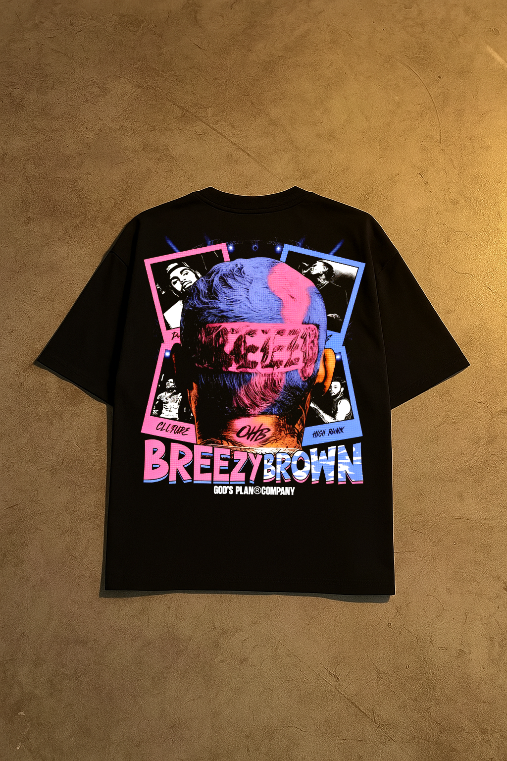 Camiseta Chris Brown Double Design