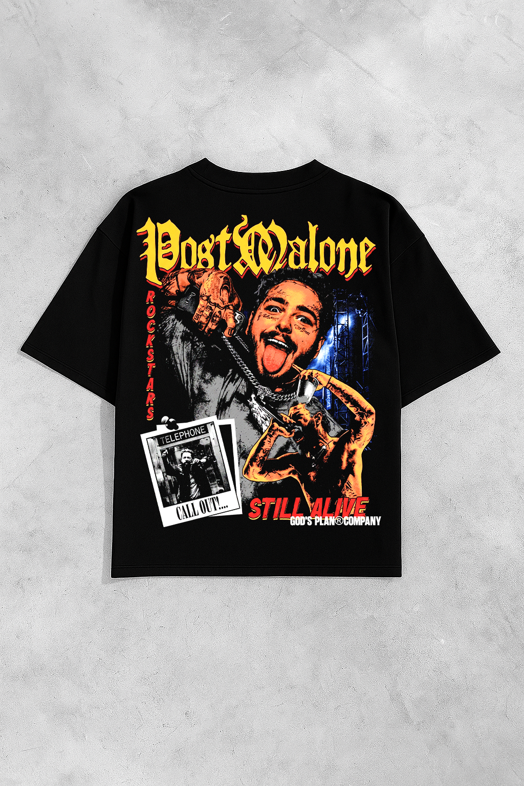 Camiseta Post Malone Double Design