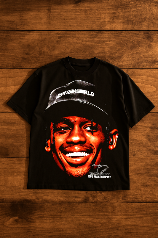 Camiseta Travis Scott Face Tee IV