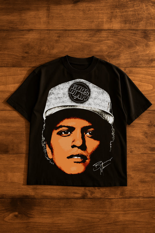 Camiseta Bruno Mars Face Tee